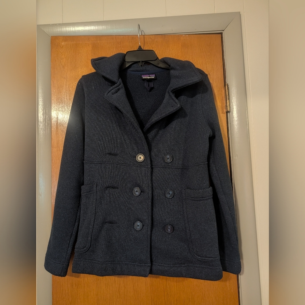 Patagonia Women's Dark Blue Pea Coat